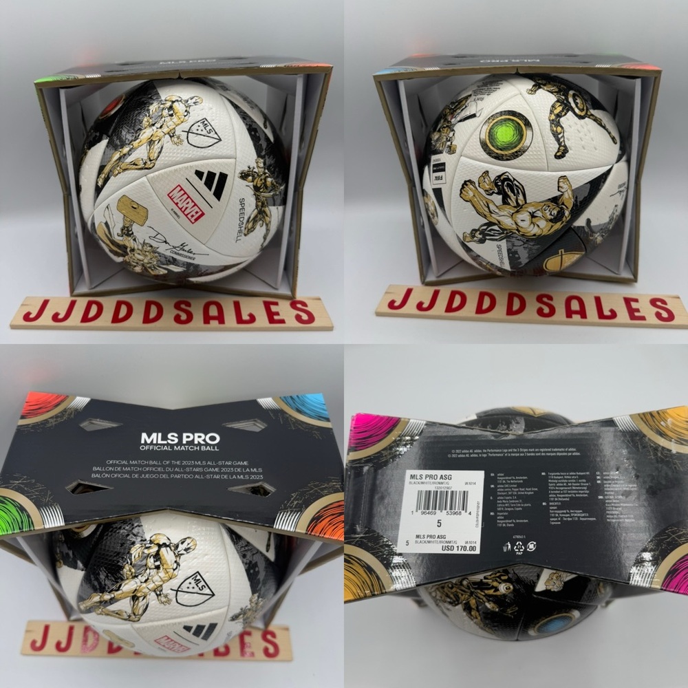 Adidas Marvel 2023 MLS All-Star Game Pro Official Match Ball IA1014 Size 5 NEW